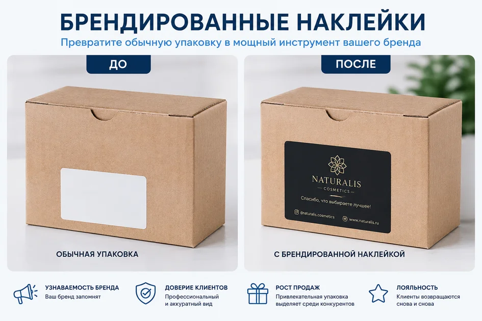 Брендированные наклейки в Алматы и по Казахстану