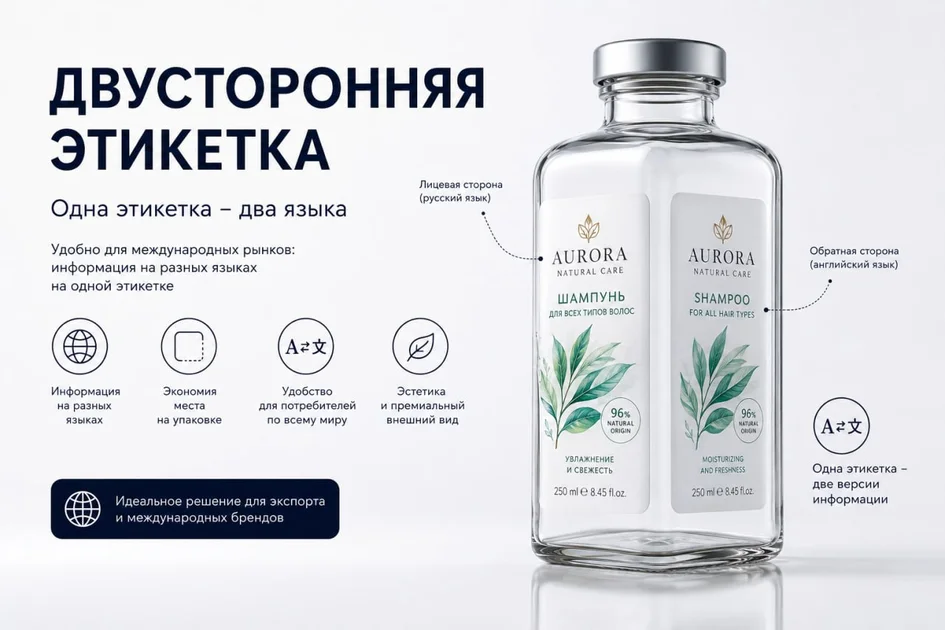 Двусторонний стикер